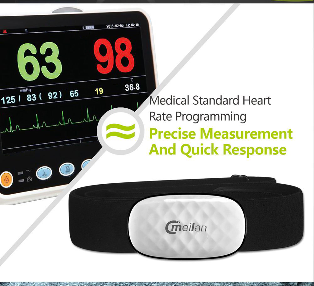 Meilan C5 Wireless Sport Heart Rate Monitor Waterproof Fitness Tracker