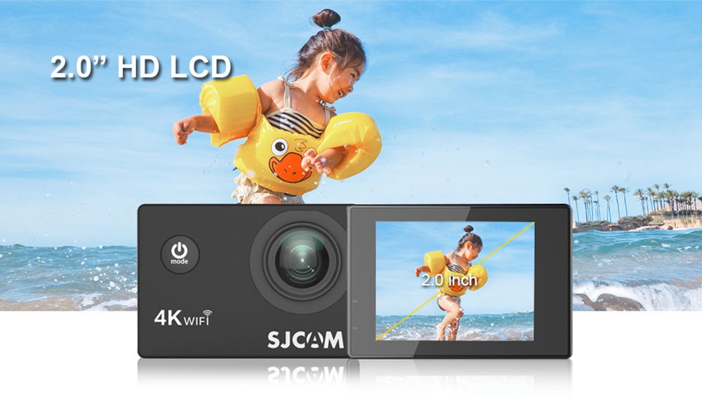 SJCAM SJ4000 AIR Action Camera Full HD Allwinner 4K 30FPS WIFI 2.0" Screen Mini Waterproof Sports DV Camera-black