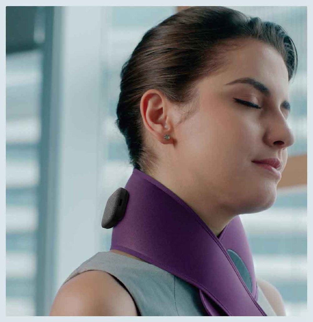 Dreamlight Wireless Heated Eye Mask With Battery For Sleeping Travel  Nap - Purple