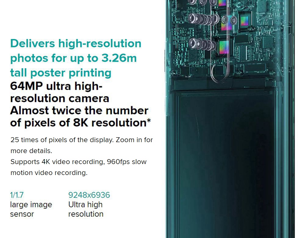 Xiaomi Redmi Note 8 Pro 6.53 Inch 4G LTE Smartphone MTK Helio G90T 6GB 64GB 64.0MP+8.0MP+2.0MP+2.0MP Quad Rear Cameras 4500mAh Battery MIUI 10 Fingerprint - Green