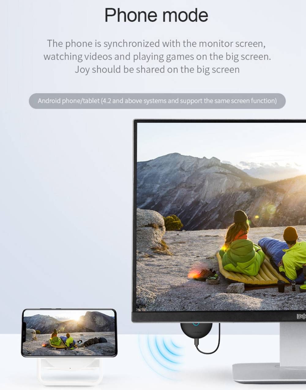 Xiaomi Hagibis RK3036 Wireless HDMI 4K Dongle Display 2.4G/5G WiFi Type-C