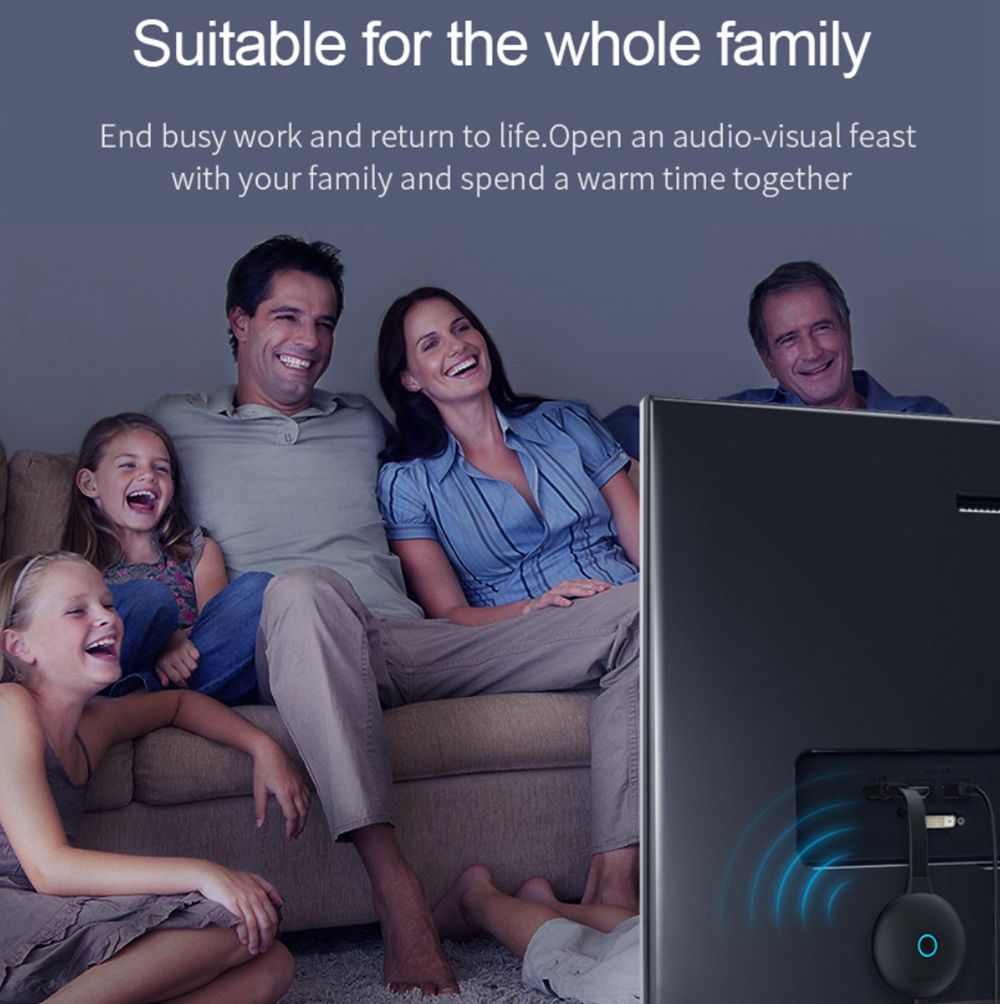 Xiaomi Hagibis RK3036 Wireless HDMI 4K Dongle Display 2.4G/5G WiFi Type-C