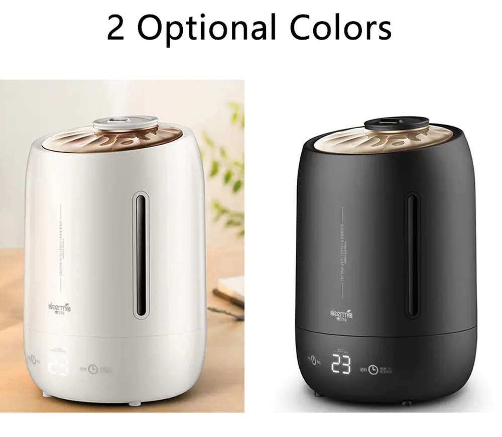 DEERMA DEM F600 Household Ultrasonic Humidifier 5L Capacity - Black