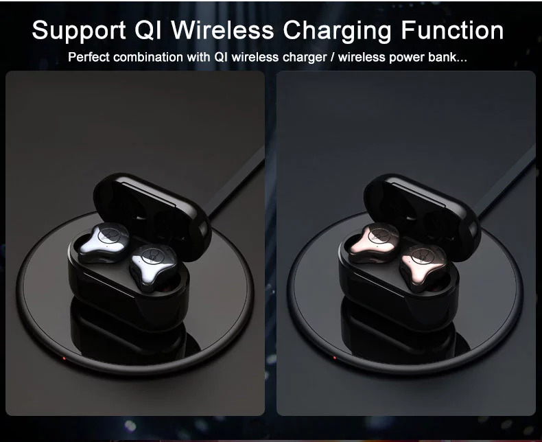 Sabbat E12 Ultra Qualcomm aptX AAC Bluetooth 5.0 TWS Earphones CVC 8.0 Independent Usage Siri Google Assistant 750mAh Charging Box - Red