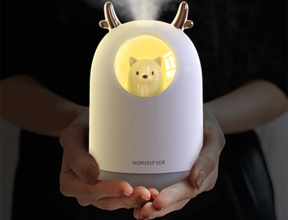 Desktop Humidifier 300ML USB Charging Mini Portable Aromatherapy Machine - White