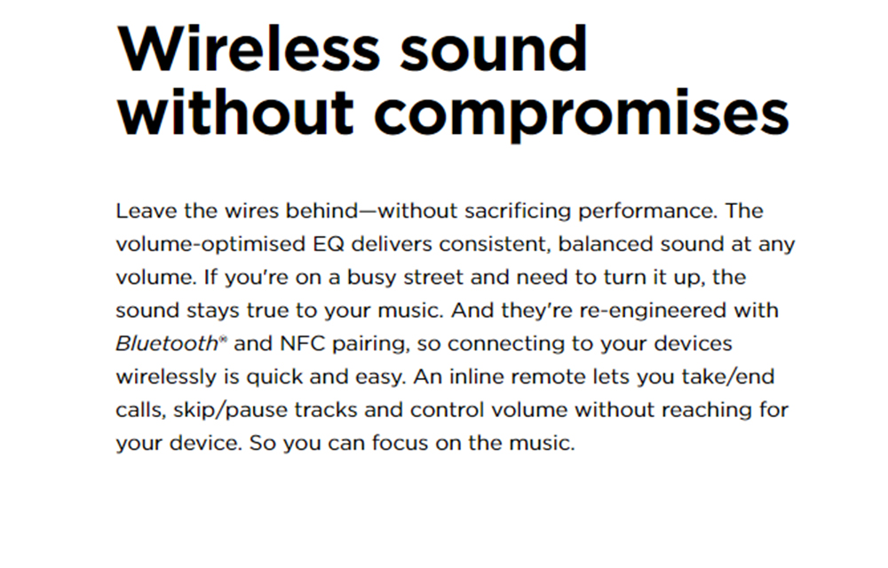 BOSE QuietControl 30 Bluetooth In-Ear Headphones Bose Connect App NFC Mics Quick Charging