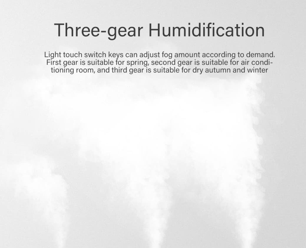 DEERMA DEM F500 Household Ultrasonic Humidifier 5L Capacity Aromatherapy Machine Updated Version - White