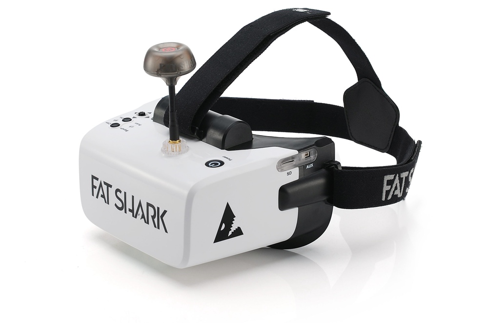Fat Shark Scout 5.8G 4Inch 1136 X 640 FOV 50 Degree Detachable FPV Goggles Built-in Fan DVR For FPV Racing RC Drone