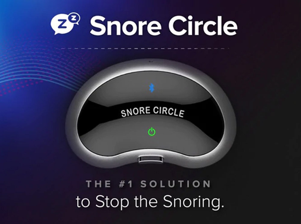 Snore Circle Smart Bluetooth Anti Snoring Device Throat Snore Stopper APP Recording Sleep Analysis