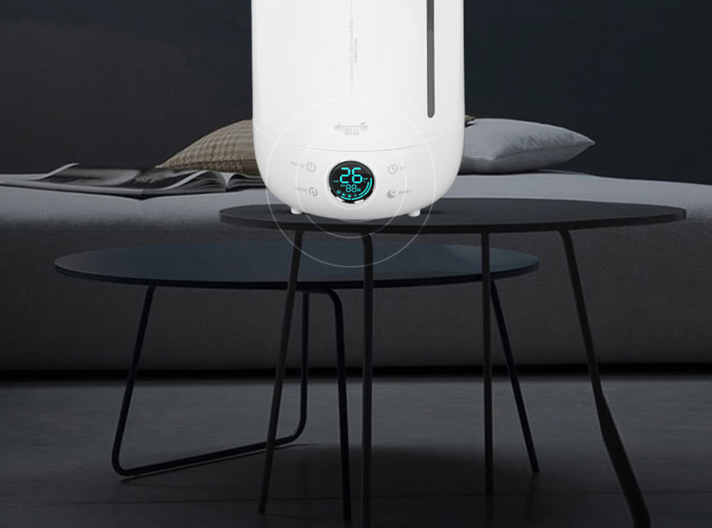 DEERMA DEM F500 Household Ultrasonic Humidifier 5L Capacity Aromatherapy Machine Updated Version - White