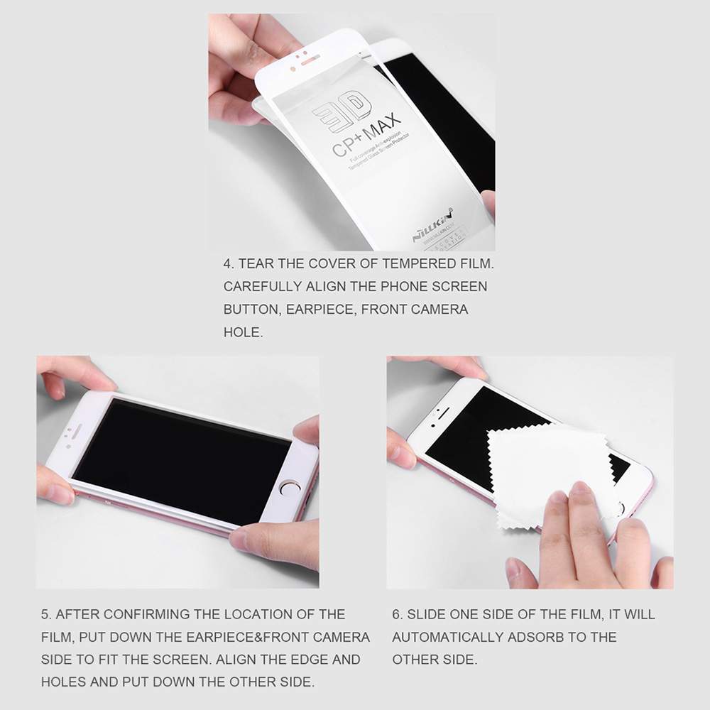 Nillkin CP+PRO Full Screen Anti-explosion Tempered Glass Screen Protector For Xiaomi Redmi Note 8 / Redmi Note 8T - Transparent
