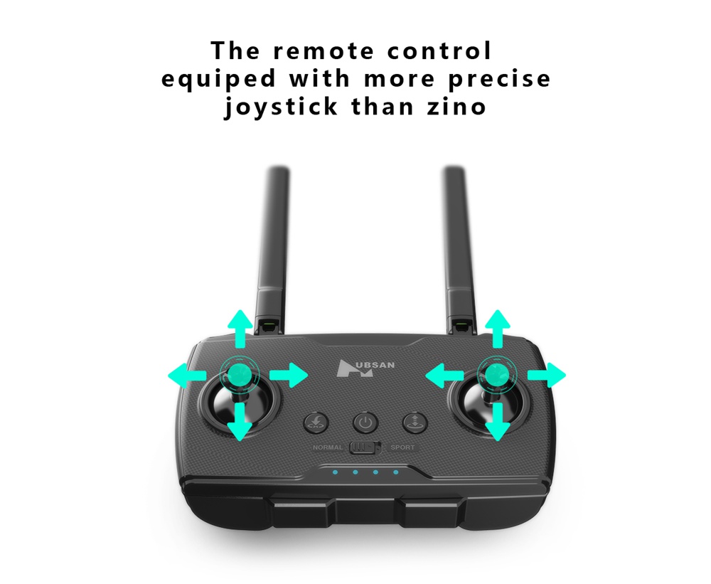 Hubsan ZINO PRO GPS 5G WIFI 4KM FPV RC Drone UHD 4K 3-Axis Gimbal Detachable Filter Camera Panorama Photography Mode RTF - Portable Version