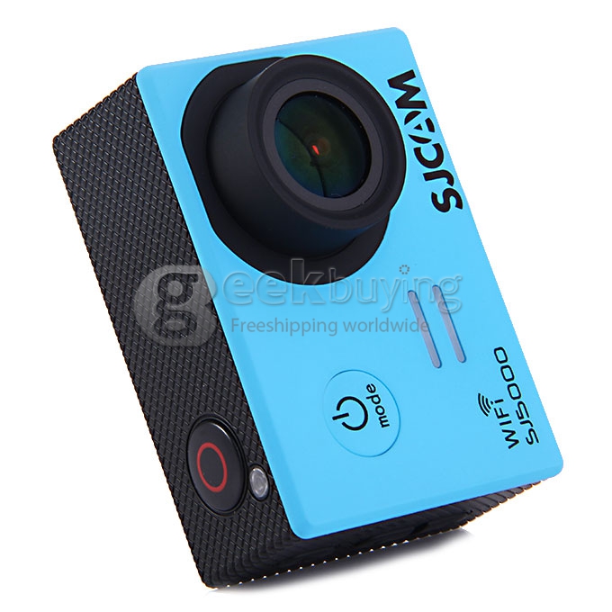 SJCAM SJ5000 WiFi Sports Camera Novatek 96655 14MP 1080P 2.0 Inch 170 Degrees Lens f Diving HD Camcorder Car DVR - Blue