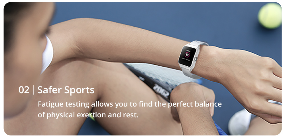 Makibes BR3 Smart Watch Support Strava 1.3 Inch IPS Color Touchscreen Built-in GPS Multi-sports Modes Heart Rate Monitor IP68 Waterproof Fitness Tracker - Gray