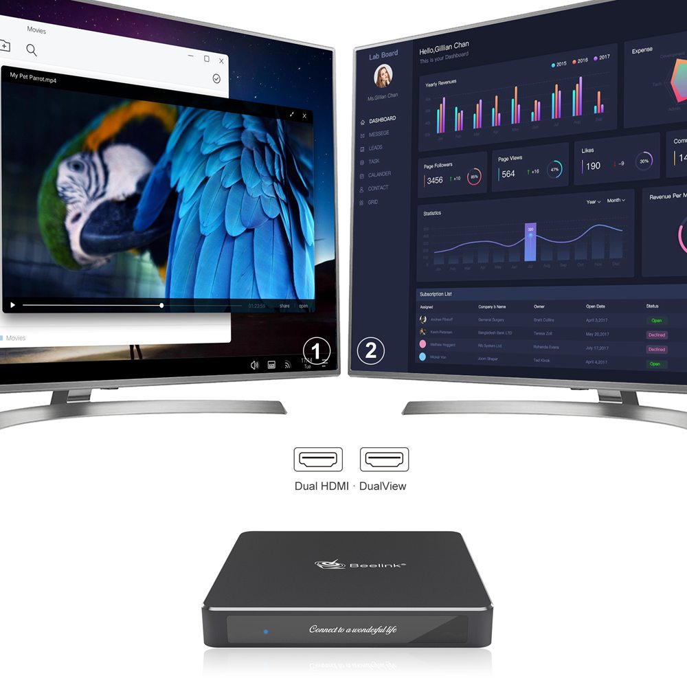 Beelink Gemini T45 Intel Apollo Lake j4205 Windows 10 4K Mini PC 8GB DDR3 256GB SSD 2.4G 5G WiFi Bluetooth HDMI*2