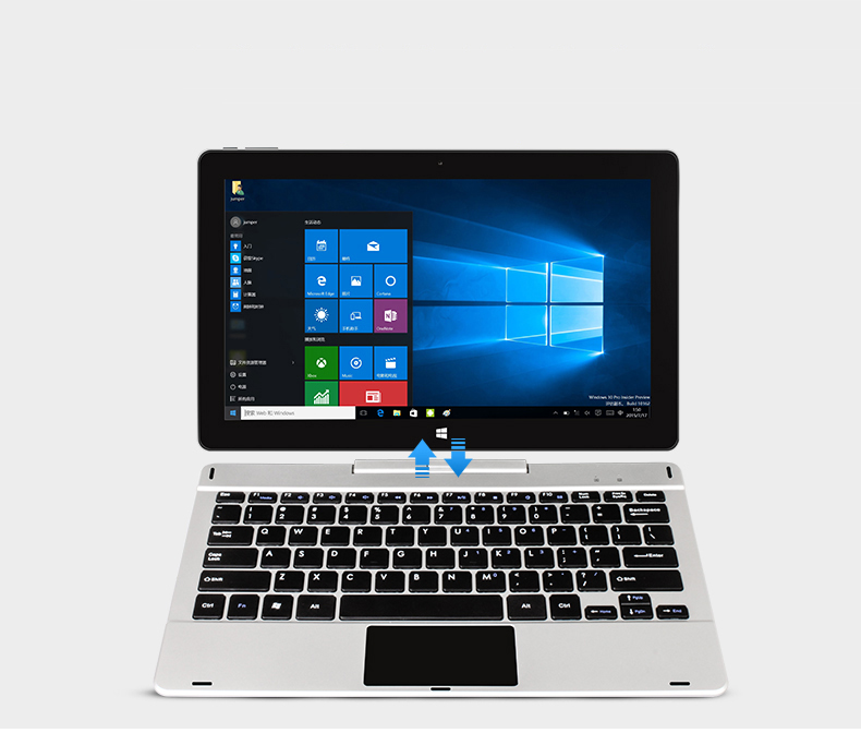 Original Jumper EZpad 6 Pro Magnetic Docking Keyboard - Silver