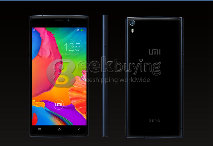 Free Shipping with Special Folder Case UMI ZERO 5.0 inch Android 4.4 MTK6592T Octa Core 2.0GHz Smartphone 2GB+16GB 13.0MP+8.0MP IPS FHD 3G/GPS - Dark Blue