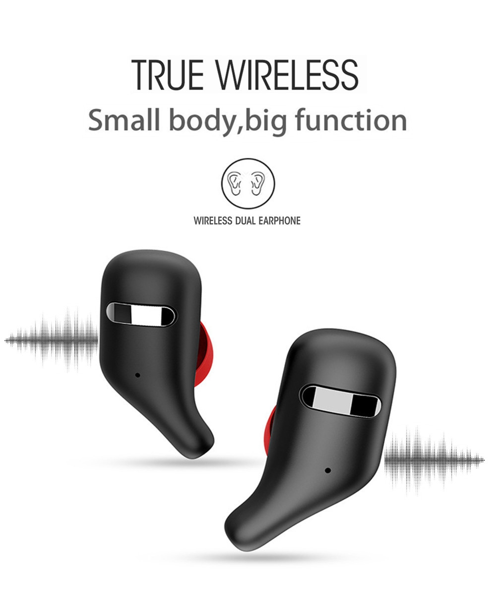 BINANI Mini A8 HiFi Bluetooth V5.0 Earbuds IPX5 Water Resistant 700 mAh Charging Box  -  Yellow