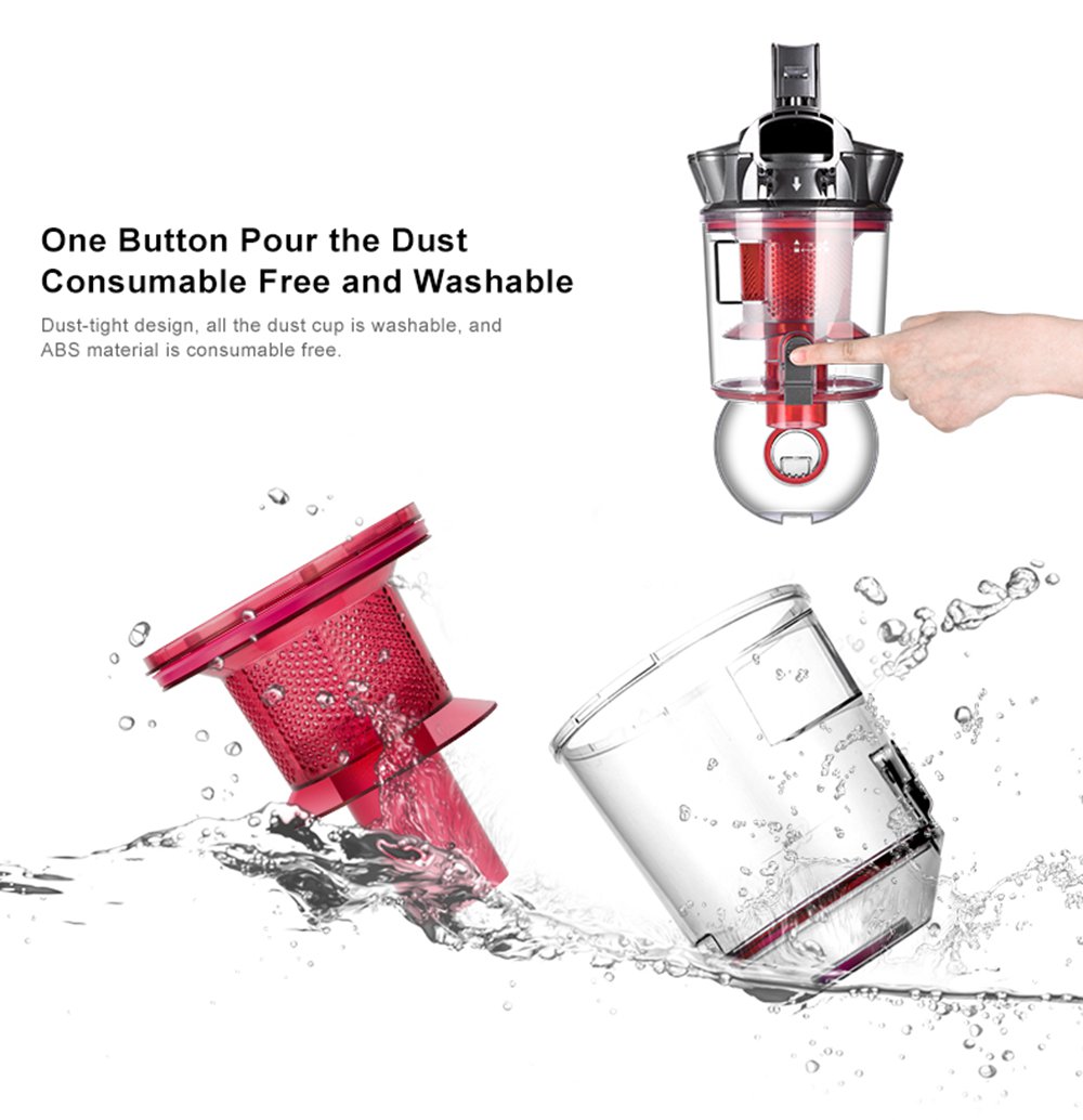 PUPPYOO WP9 Home Canister Vacuum Cleaner Large Suction Capacity Powerful Aspirator Pet Brush Multifunctional Cleaning