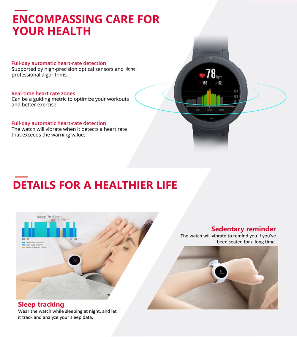 xiaomi amazfit 1.3 inch smart watch