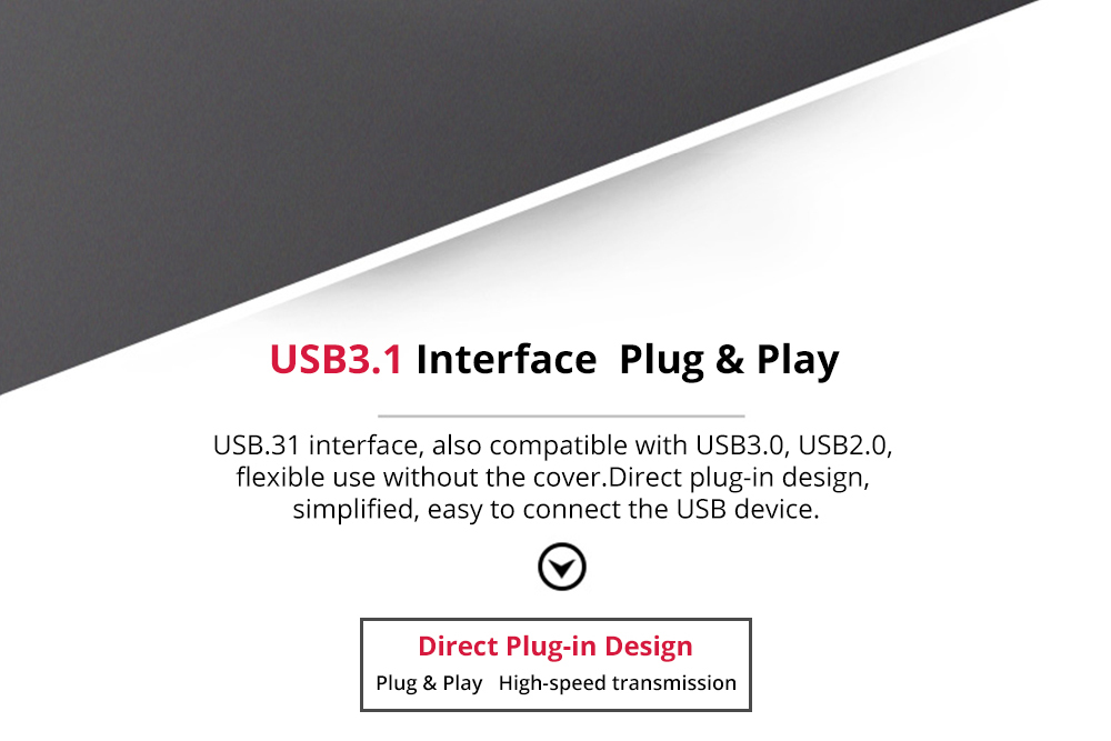 Coolfish GO NGFF 512GB SSD Multifunctional Dual-purpose External Solid State Drive Max Read Speed 480MB/S M.2 Interface - Dark Gray