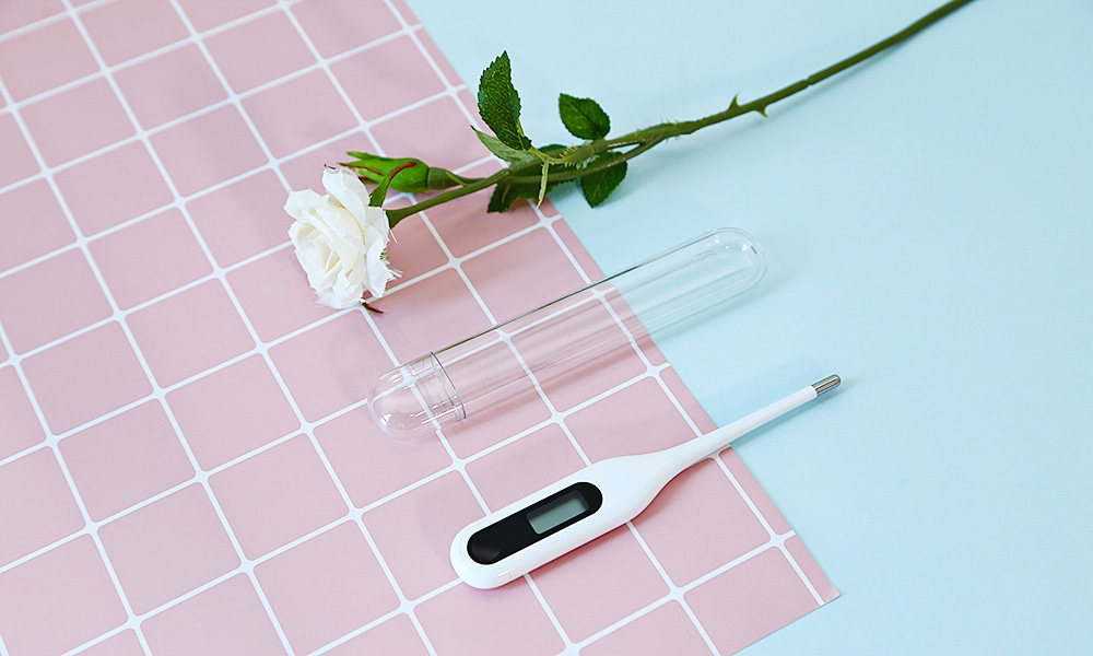 Xiaomi LCD Medical Electronic Thermometer Portable Measure Temperature of Mouth or Underarm Medical Grade - White