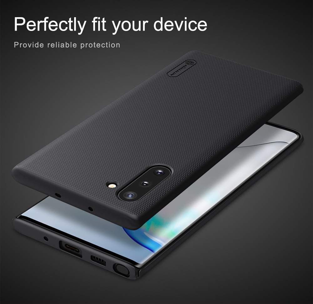 NILLKIN Protective Frosted PC Phone Case For Samsung Galaxy Note 10 / Note 10 5G Smartphone - Black