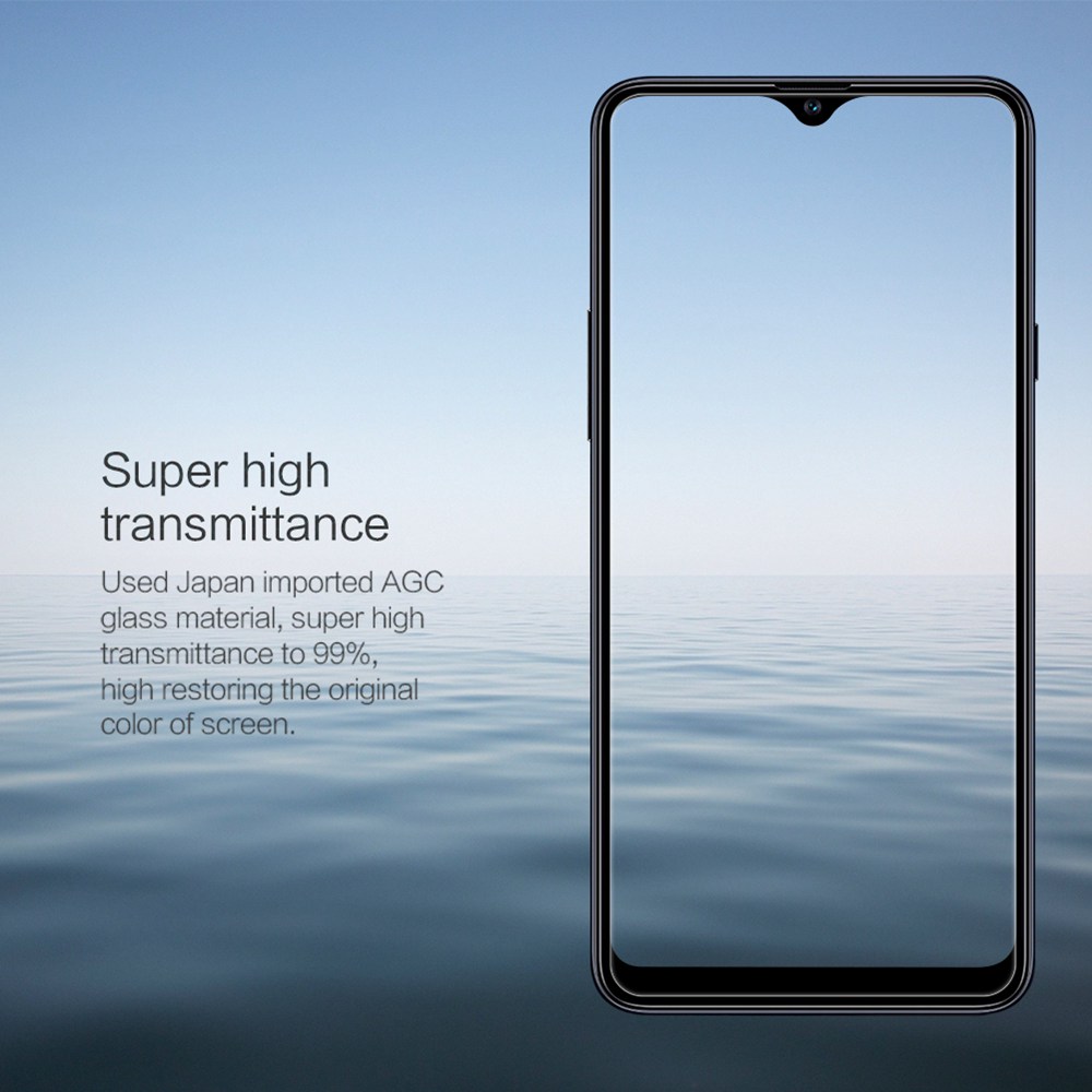 Nillkin 3D H Explosion-proof Glass Membrane Screen Protector For Sumsung Galaxy A20s - Transparent