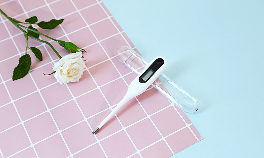 Xiaomi LCD Medical Electronic Thermometer Portable Measure Temperature of Mouth or Underarm Medical Grade - White