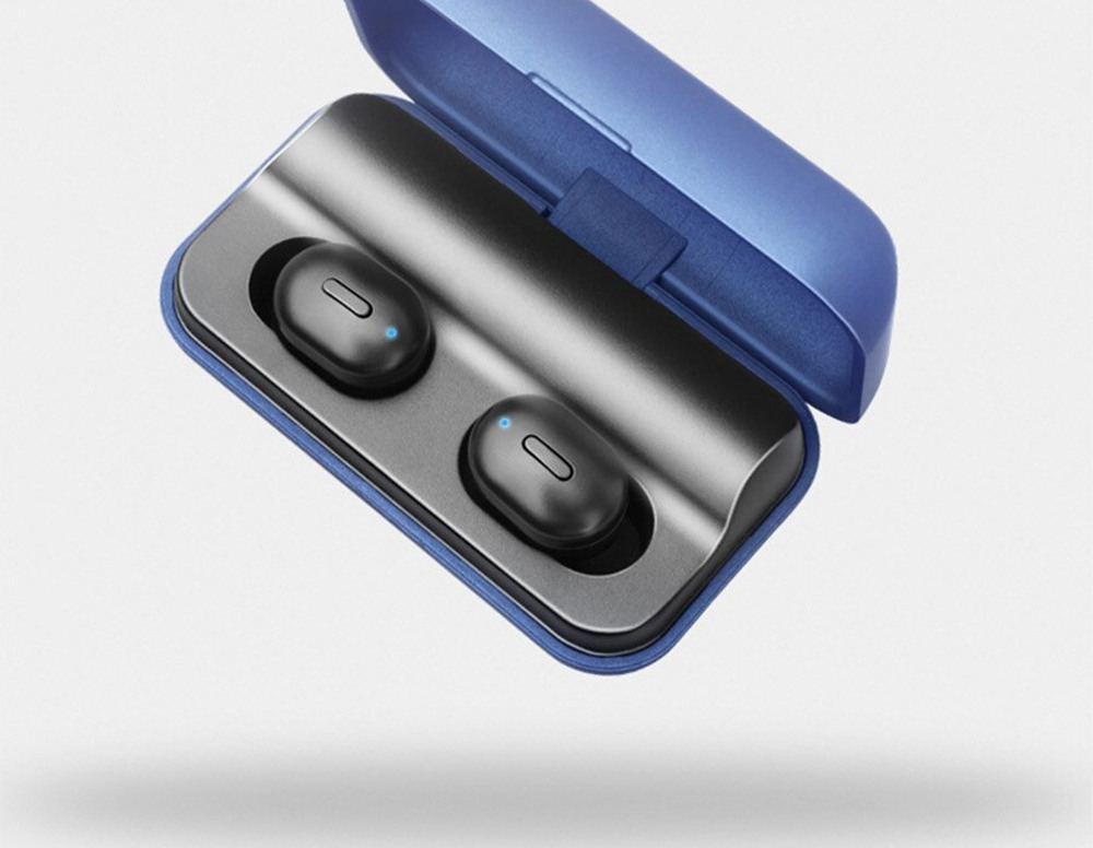 T1 Pro Bluetooth 5.0 TWS Earbuds Unilateral Use 2200mAh Charging Box Siri Binaural Call Titanium Film Drivers IPX6