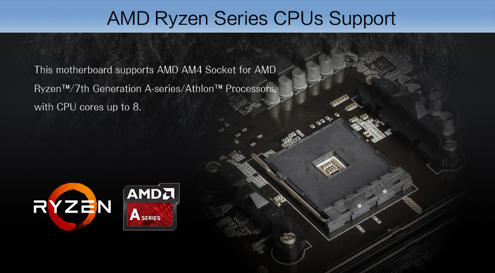 J&W B350M-G2HD-J2 AMD B350 DDR4 Desktop Motherboard Socket AM4 Board For Computer Motherboard With HDMI DVI-D VGA Interfaces - Black