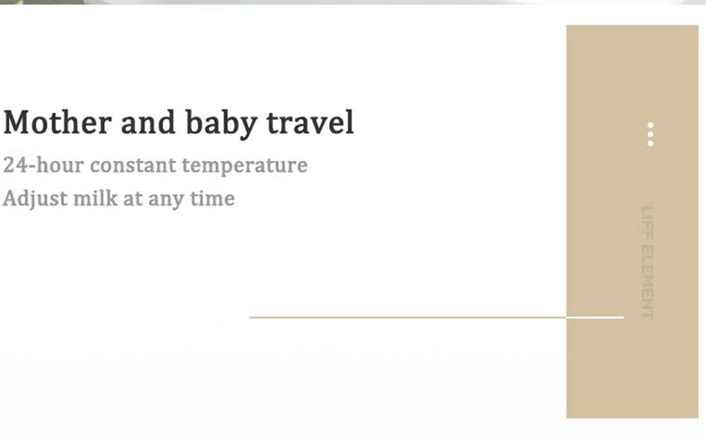 Life Element i25 Electric Folding Kettle 600ML Portable Ultrathin Boil Dry Protection For Travel - khaki