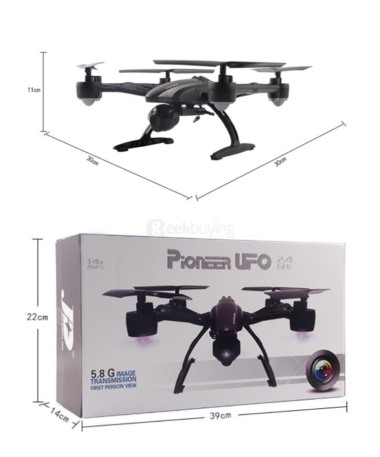 JXD 509G JXD509G 5.8G FPV With 2.0MP HD Camera Altitude Hold Mode RC Quadcopter