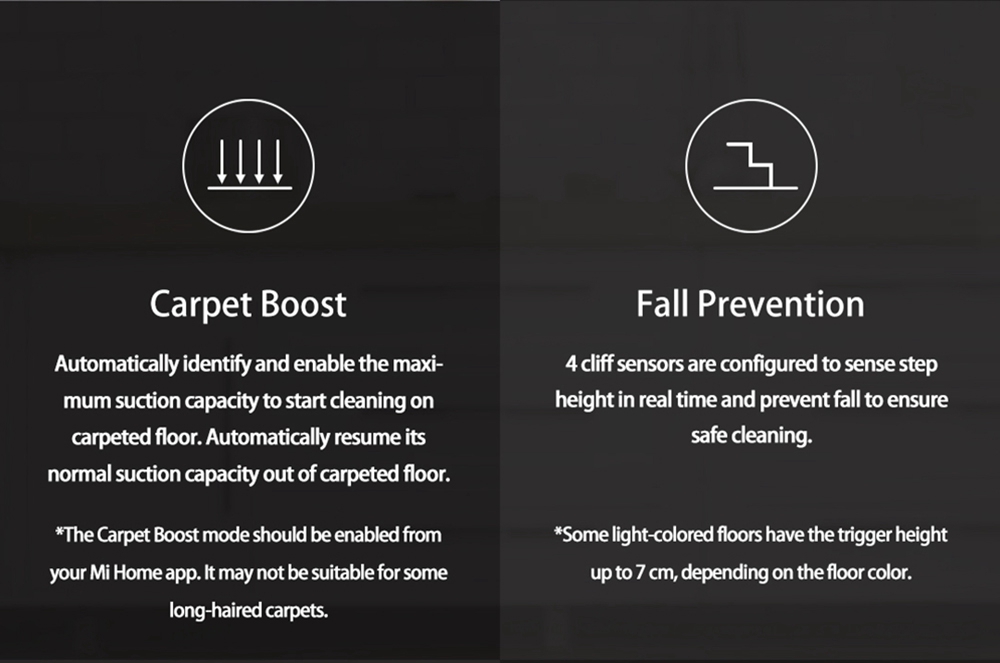 [HK Stock][International Version]Xiaomi Roborock Xiaowa E35 Vacuum Cleaner 2000Pa Suction 5200mAh Battery 2 In 1 Sweeping & Mopping - Black