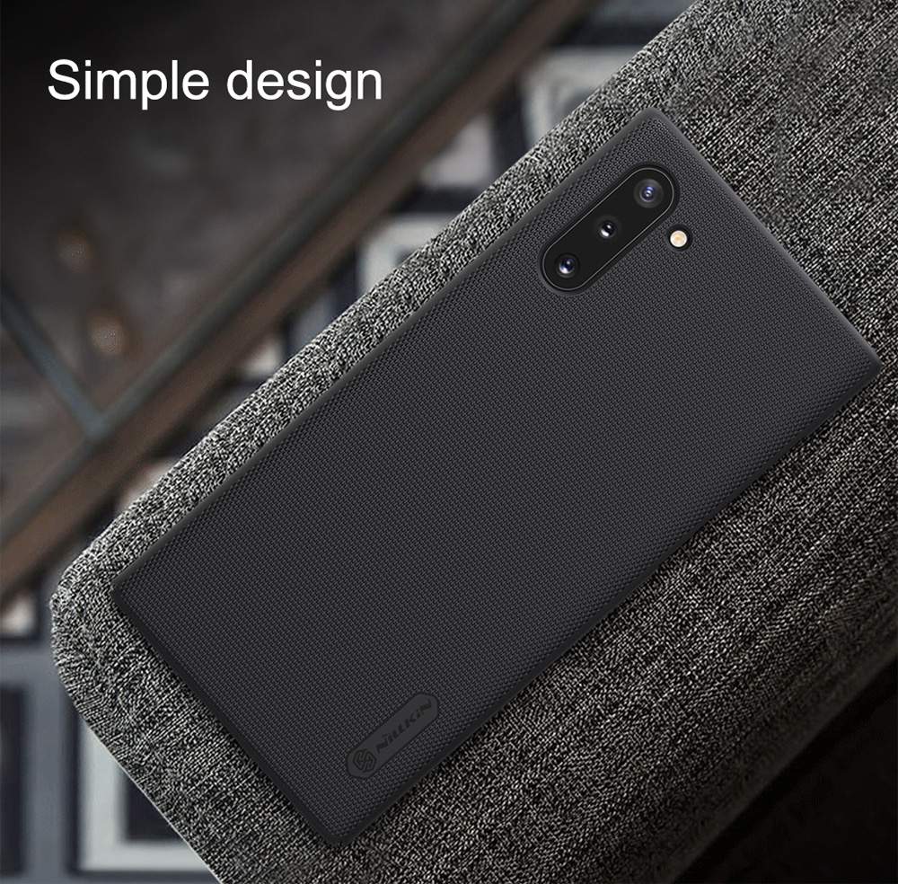 NILLKIN Protective Frosted PC Phone Case For Samsung Galaxy Note 10 / Note 10 5G Smartphone - Blue