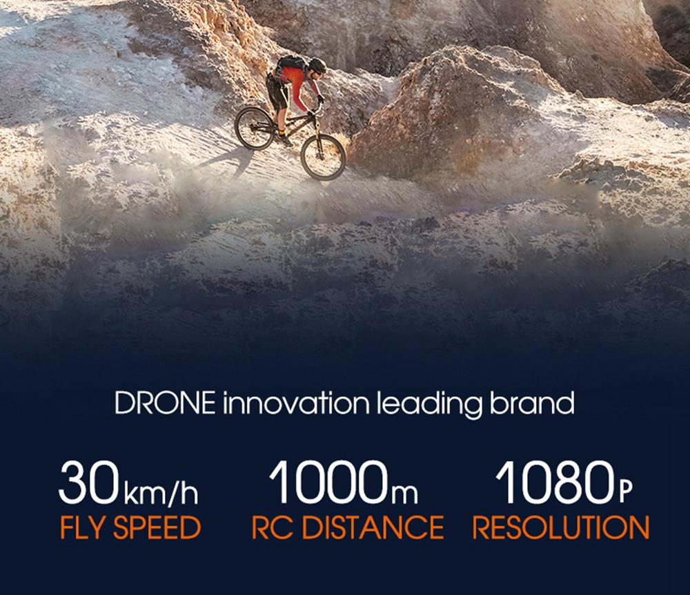 SHRC H1G 1080P 2.4G WiFi GPS FPV RC Drone Follow Me Mode RTF White - Two Battery