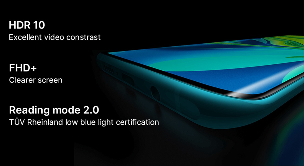 Xiaomi Mi Note 10 6.47 Inch 4G LTE Smartphone Snapdragon 730 6GB 128GB 108.0MP + 12.0M + 20.0MP + 5.0MP + 2.0MP Penta Rear Cameras NFC Fingerprint ID Dual SIM MIUI 11 Global Version - White