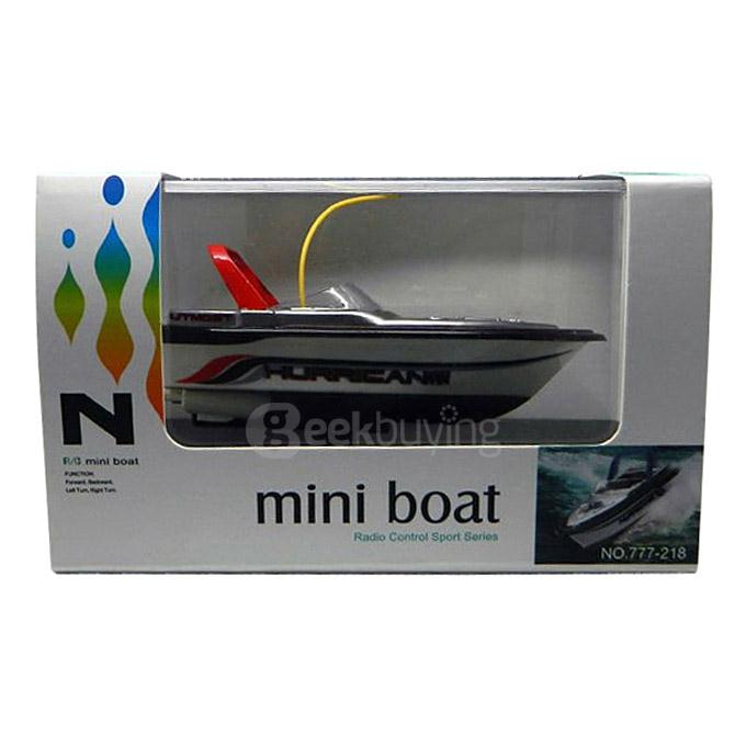 Happy Cow 777-218 Mini RC Speedboat Racing Boat Yacht Model Ready-To-Go - Red