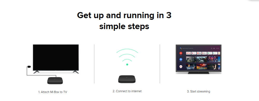[HK Stock] XIAOMI Mi Box S Android TV 8.1 2GB/8GB 4K TV BOX with Voice Remote Dolby DTS Chromecast AC Wifi Bluetooth Certified-Official International Version