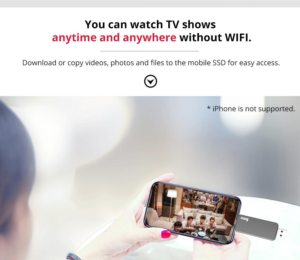 Coolfish GO NGFF 512GB SSD Multifunctional Dual-purpose External Solid State Drive Max Read Speed 480MB/S M.2 Interface - Dark Gray