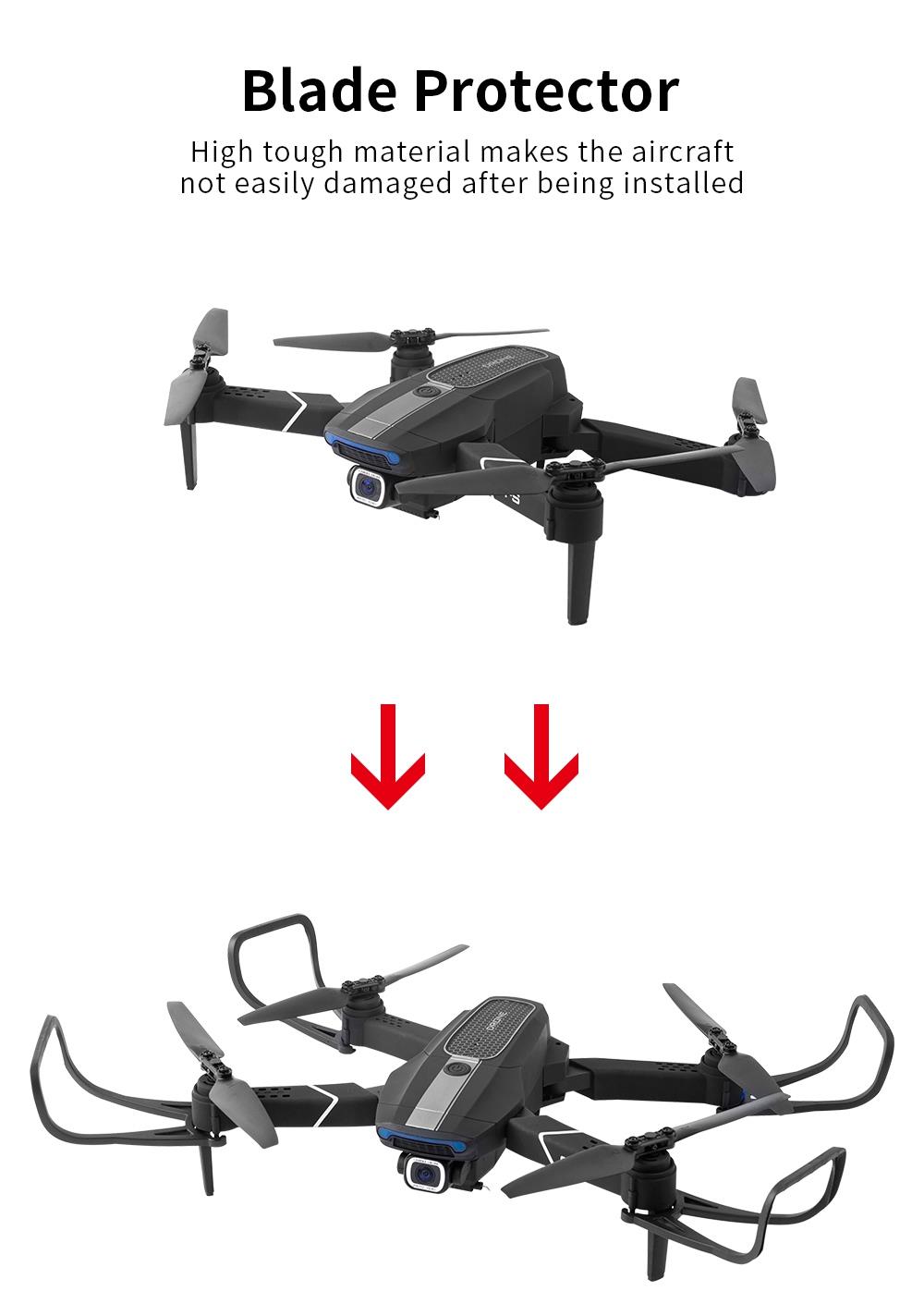 JDRC JD-22S 4K 5G WIFI FPV Foldable GPS RC Drone With Adjustable UHD Camera 16mins Flight Time Follow Me Mode RTF - Two Batteries With Bag