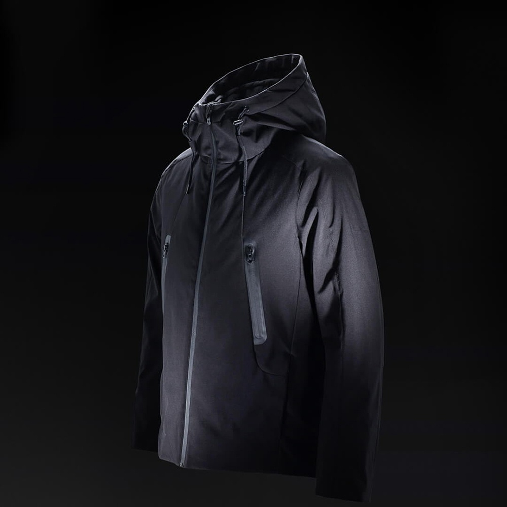 90FUN Smart Temperature Control Down Jacket Size S Black