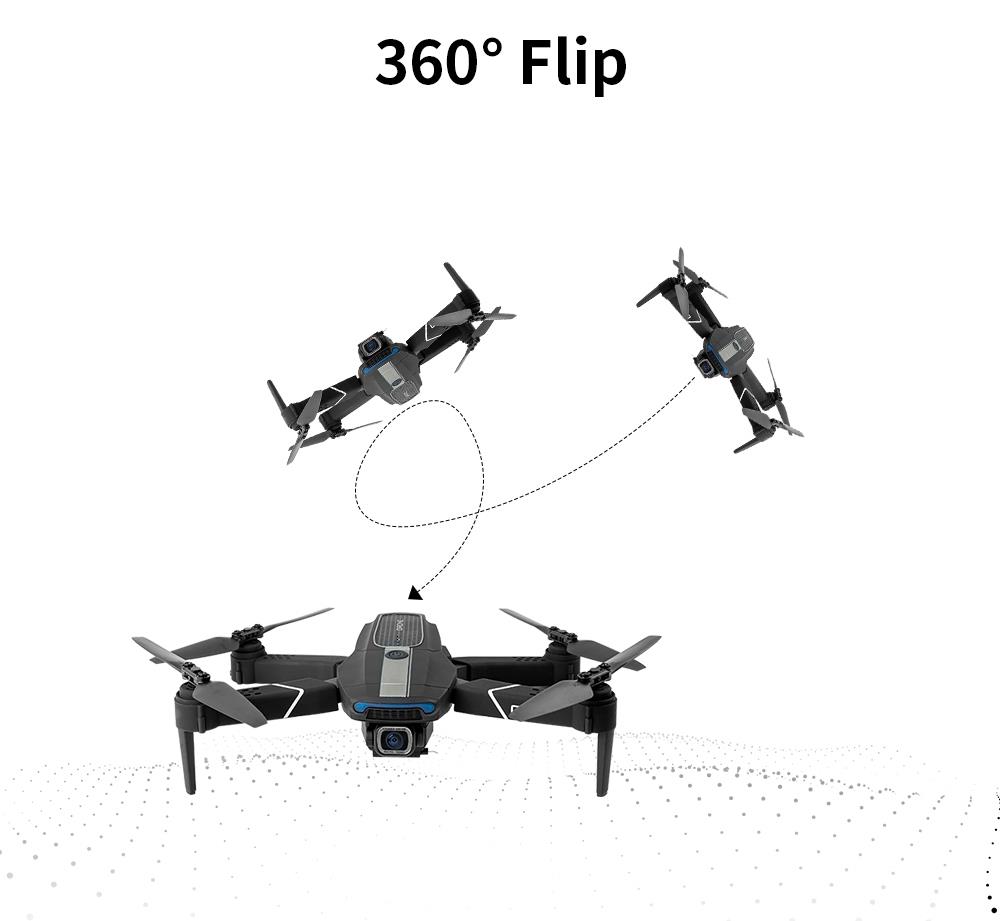 JDRC JD-22S 4K 5G WIFI FPV Foldable GPS RC Drone With Adjustable UHD Camera 16mins Flight Time Follow Me Mode RTF - Two Batteries With Bag