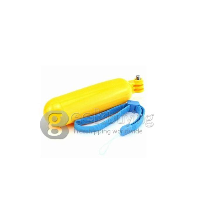 [HK Stock] Floating Hand Grip Handle Mount Accessory For GoPro Hero HD 1 / 2 / 3 / 4 KEECOO Xiaomi Xiaoyi SJCAM Action Cameras - Yellow