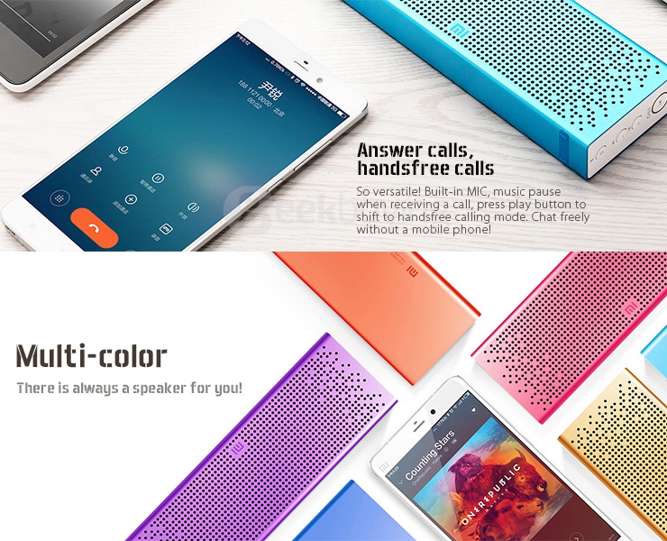 Xiaomi Metal Box Speaker Red