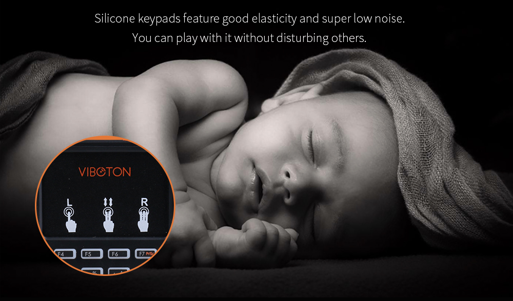 VIBOTON i8 Plus Backlight 2.4G Wireless Keyboard Air Mouse Multi-touch Pad XBOX 360 PS4 TV Box Android TV Pad PC