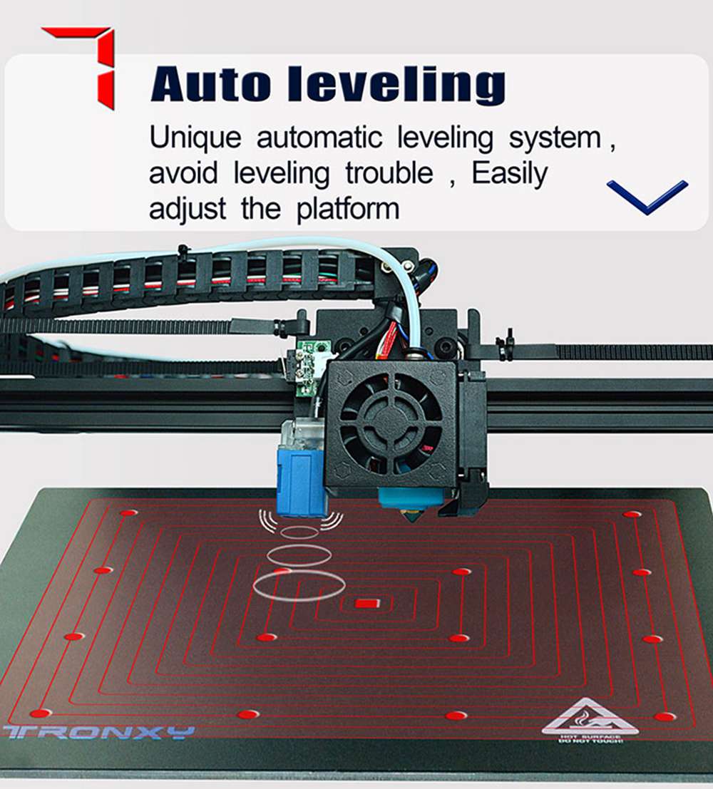 TRONXY X5SA 24V 3D Printer 330 x 330 x 400mm Auto Leveling Filament Sensor Resume Print Function