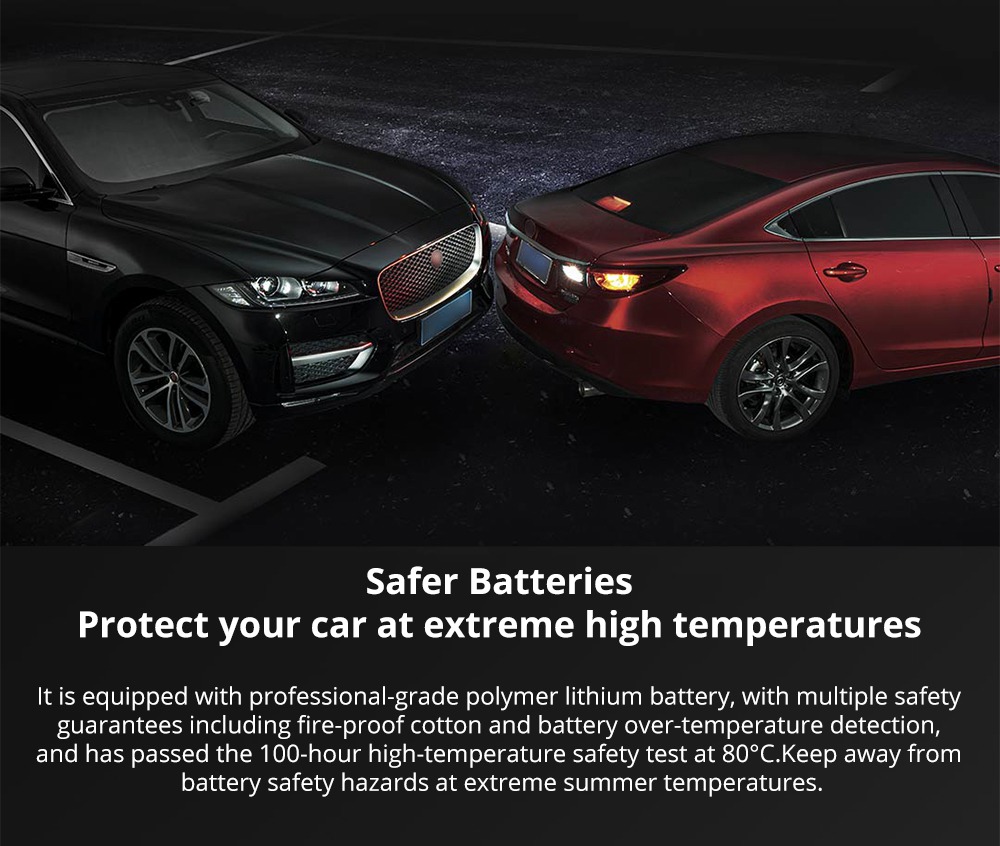 Xiaomi 70 Mai Smart Recorder 1S 1080P Car DVR Intelligent Voice Control Single Lens - Black