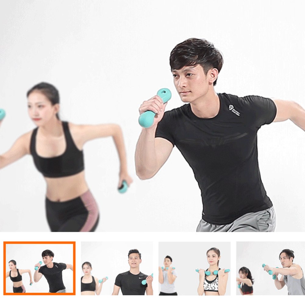 2pcs Move It Beat Smart Dumbbell 0.5KG Portable Mini USB Charging Fitness Equipment From Xiaomi Youpin - Cyan