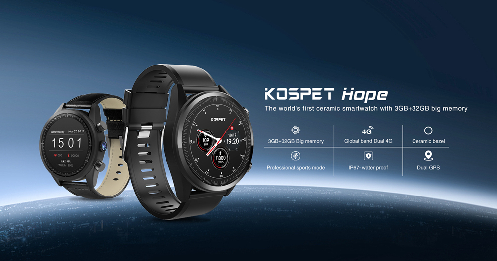 kospet hope 4g smartwatch phone
